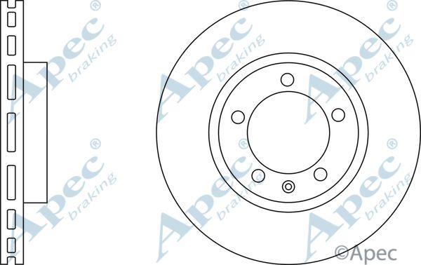 APEC BRAKING Тормозной диск DSK3073